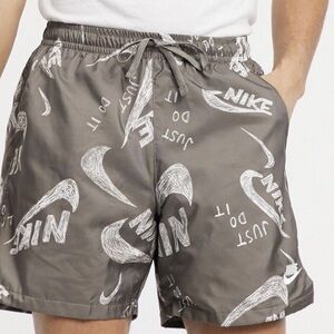 Nike Men's Gray Swim Shorts